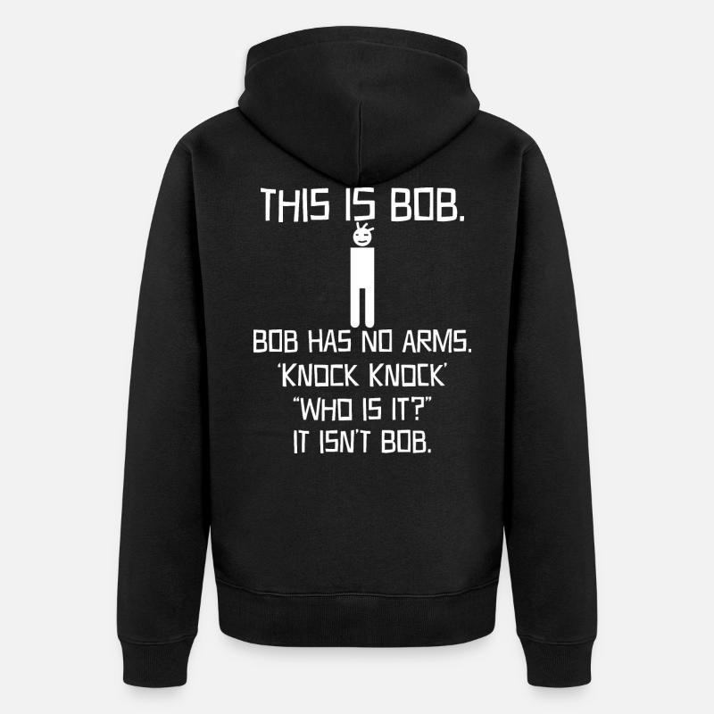 C’est Bob. - Veste à capuche bio Premium Unisexe - noir