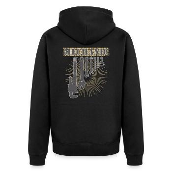 Auto mécaniciens outils - Veste à capuche bio Premium Unisexe - noir - Dos - Nico (187cm)