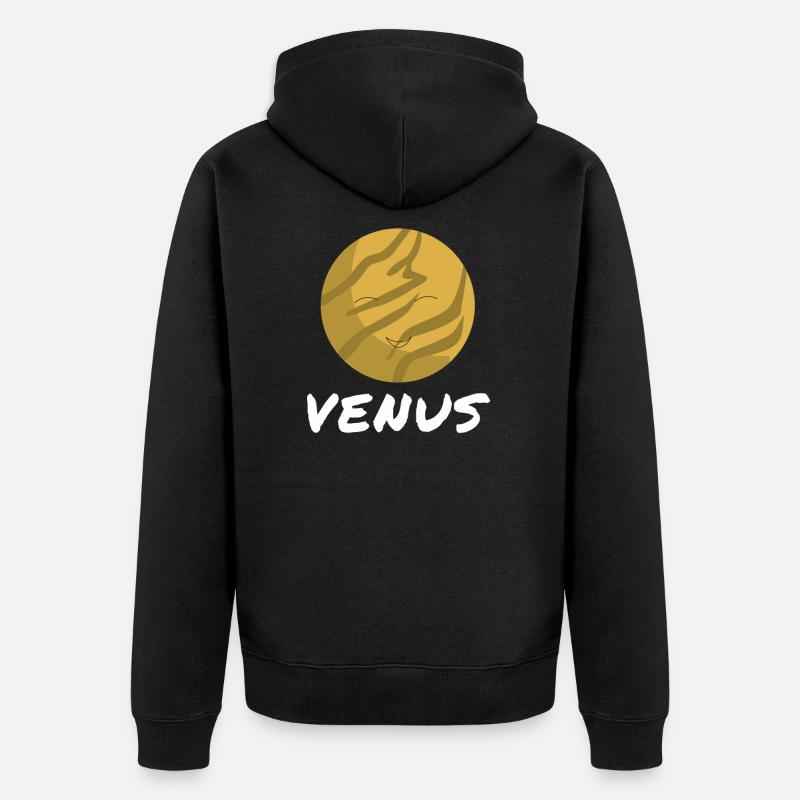 Vénus - Veste à capuche bio Premium Unisexe - noir