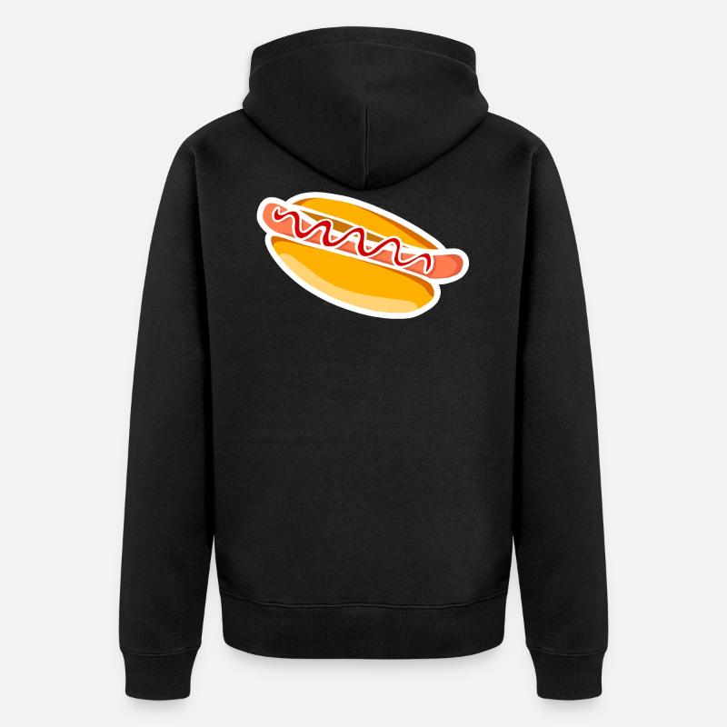Hotdog - Veste à capuche bio Premium Unisexe - noir
