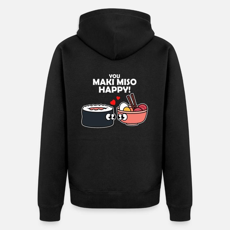Miso - Veste à capuche bio Premium Unisexe - noir