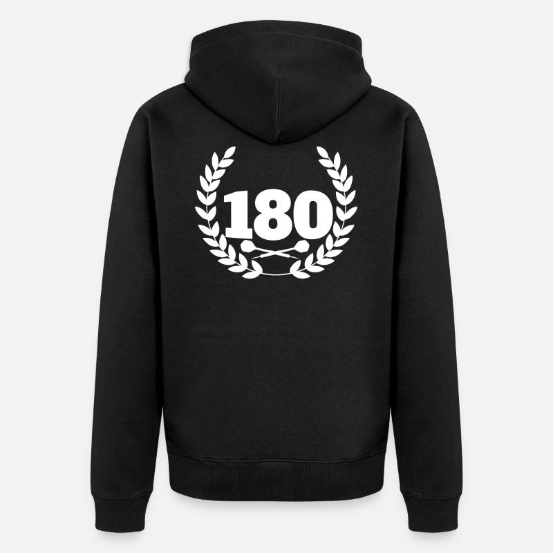 jeu de fléchettes - Veste à capuche bio Premium Unisexe - noir