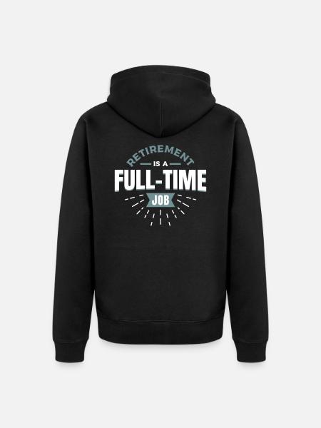 Rente - Unisex Premium Bio Zip Hoodie - Schwarz