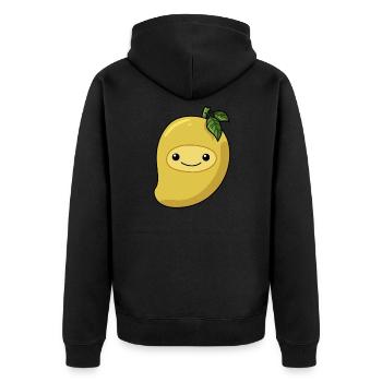 BD Mangue - Veste à capuche bio Premium Unisexe - noir - Dos - Nico (187cm)