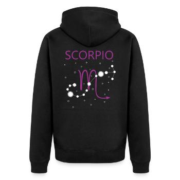 Scorpion - Veste à capuche bio Premium Unisexe - noir - Dos - Nico (187cm)
