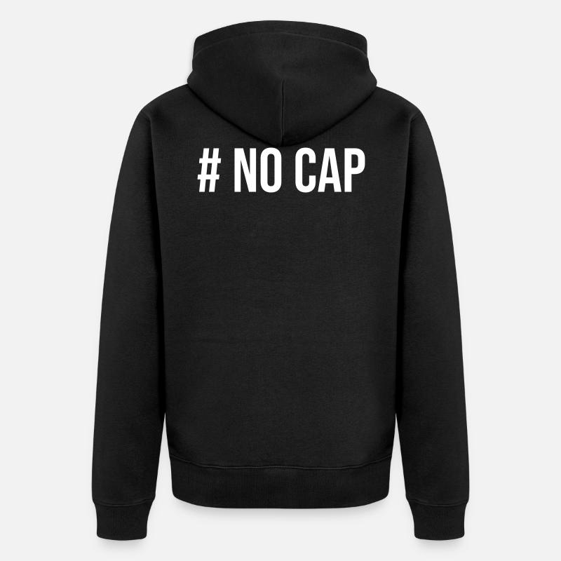 # No Cap - Veste à capuche bio Premium Unisexe - noir