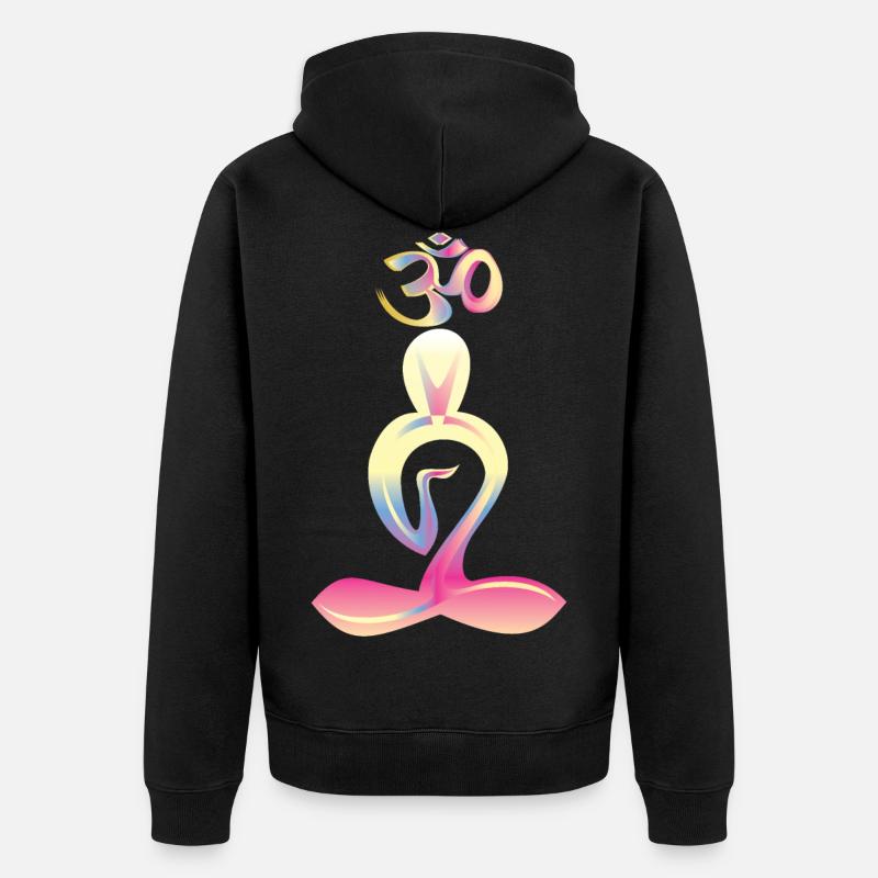 ohm - Veste à capuche bio Premium Unisexe - noir