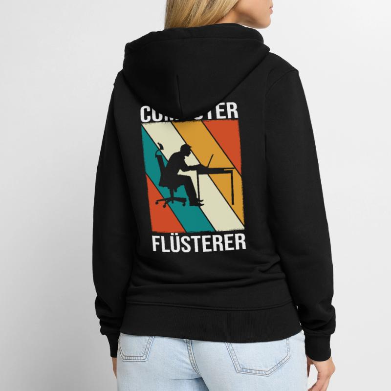 Programmierer Informatiker Informatik Unisex Premium Bio Zip Hoodie