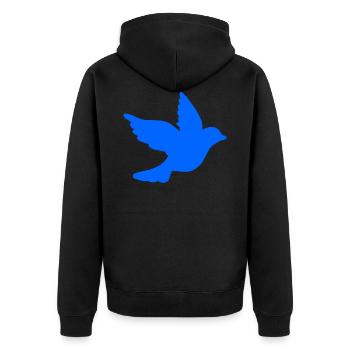 Peace - Veste à capuche bio Premium Unisexe - noir - Dos - Nico (187cm)