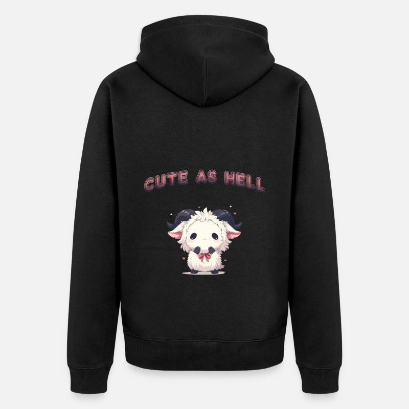 Mignon comme l’enfer - Veste à capuche bio Premium Unisexe - noir