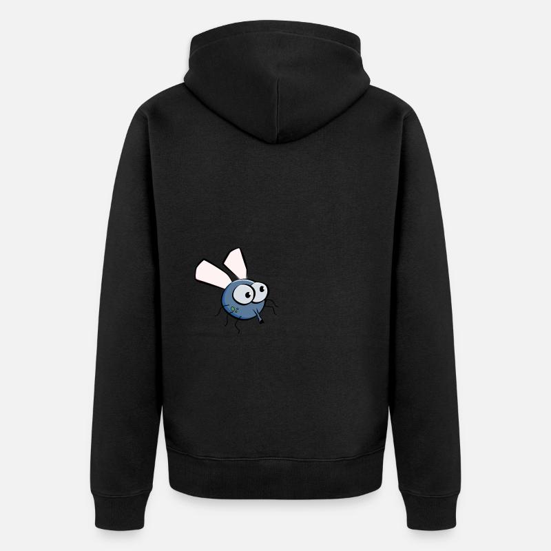 Mouche - Veste à capuche bio Premium Unisexe - noir
