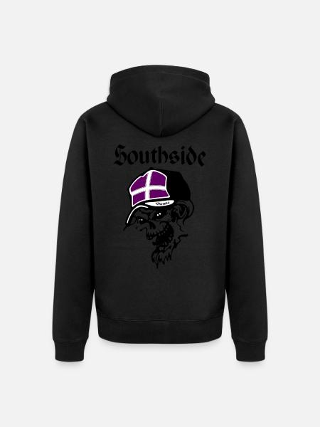 Southside Vienna - Unisex Premium Bio Zip Hoodie - Schwarz
