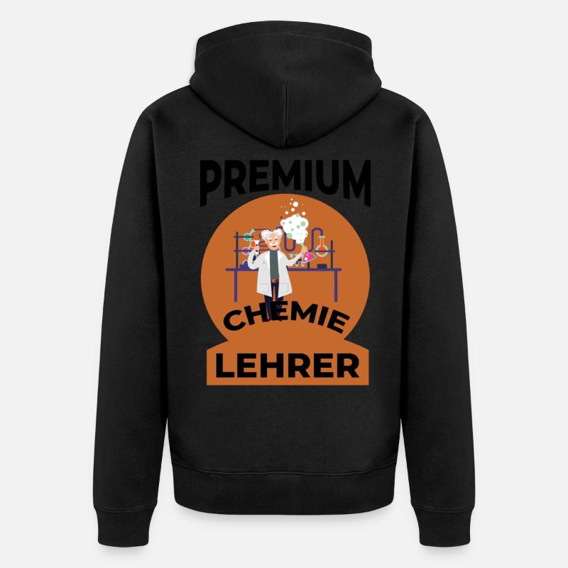 Professeur de chimie - Veste à capuche bio Premium Unisexe - noir