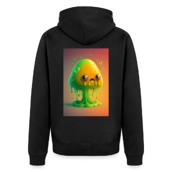 Zombie Gelée - Veste à capuche bio Premium Unisexe - noir - Dos - Nico (187cm)