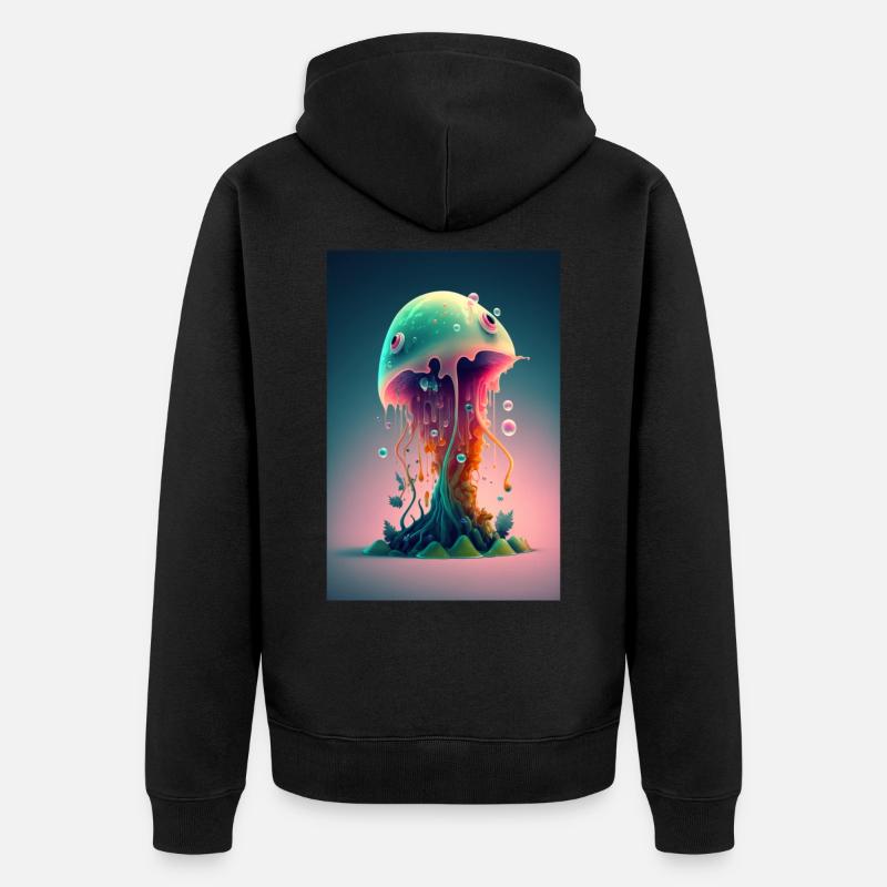 Zombie Gelée - Veste à capuche bio Premium Unisexe - noir