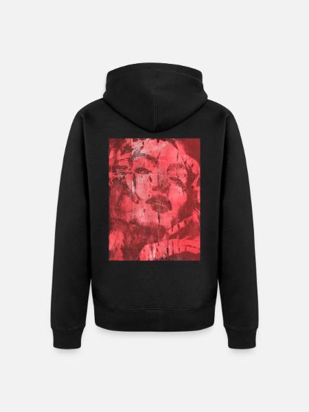 Just Marilyn - Unisex Premium Organic Zip Hoodie - black