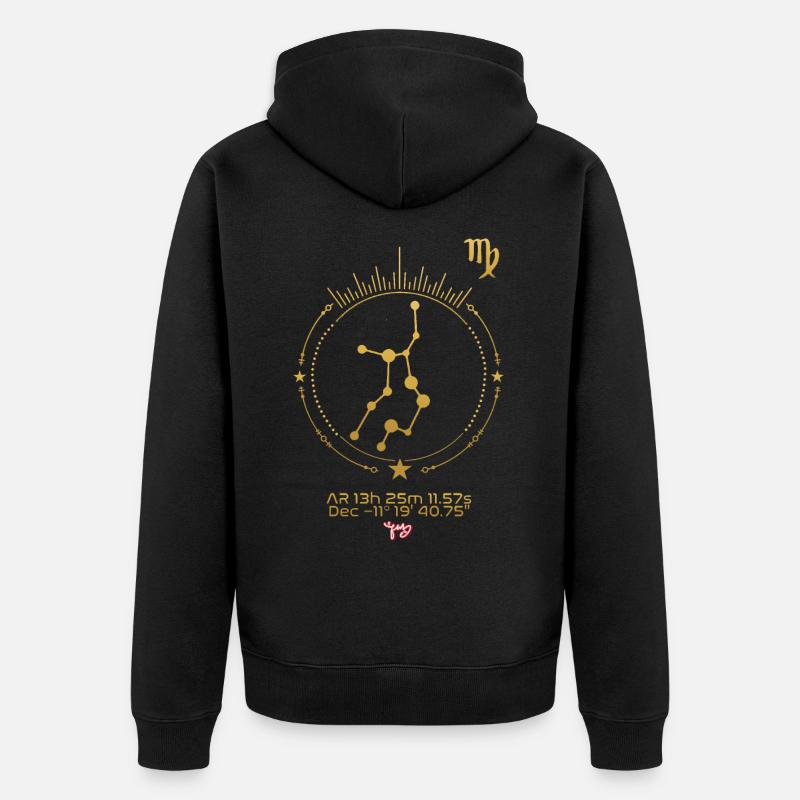 VIERGE - Veste à capuche bio Premium Unisexe - noir