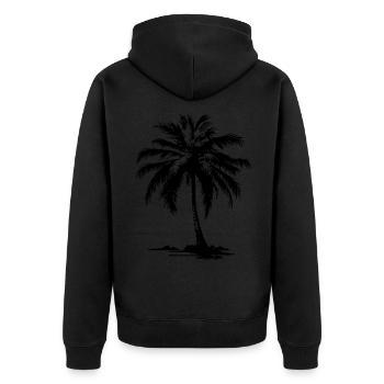 Symbole de Palm Island - Veste à capuche bio Premium Unisexe - noir - Dos - Nico (187cm)