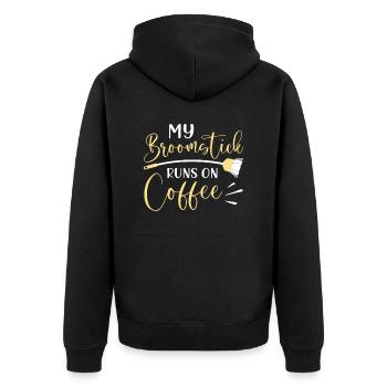 Week of Appreciation for Housekeeping - Unisex Premium Organic Zip Hoodie - black - Back - Nico (187cm)