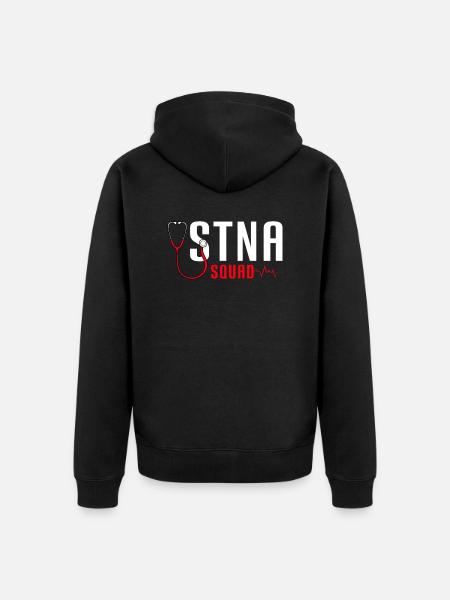 STNA Certified Nursing Assistant - Unisex Premium Organic Zip Hoodie - black