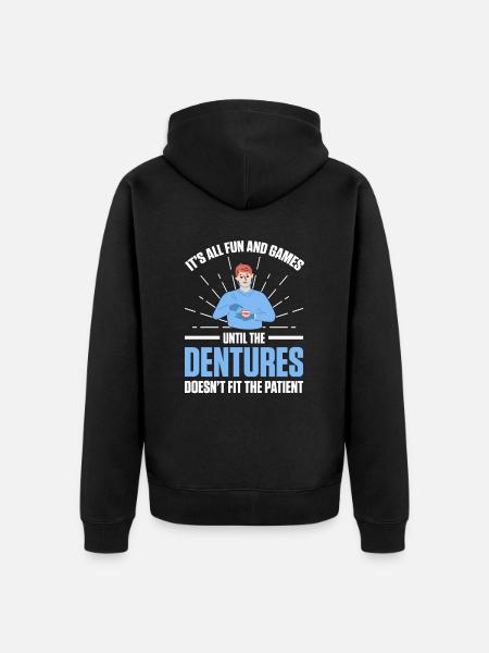 Dental Technician Dental Technician - Unisex Premium Organic Zip Hoodie - black