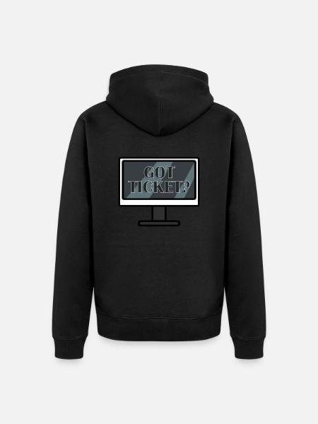 Netzwerkadministrator Systemadministrator Netzwerk - Unisex Premium Bio Zip Hoodie - Schwarz