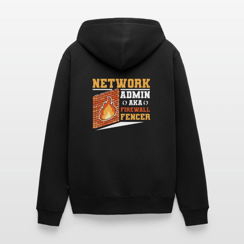 Network Administrator System Administrator Network Unisex Premium Organic Zip Hoodie