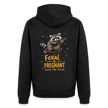 Pregnancy New Mom Candy Heart Cute Baby Reveal - Veste à capuche bio Premium Unisexe - noir - Dos - Nico (187cm)