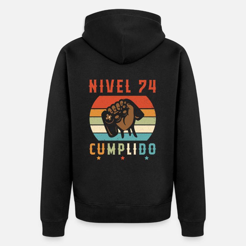 Niveau 74 complete - Veste à capuche bio Premium Unisexe - noir