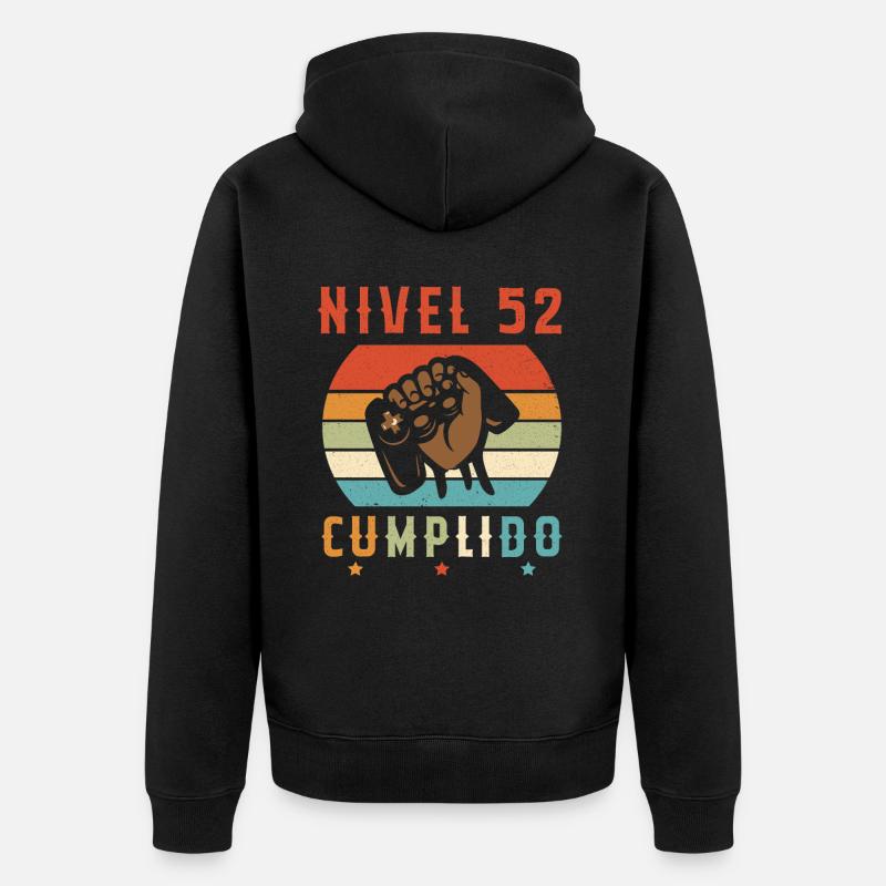 Niveau 52 complete - Veste à capuche bio Premium Unisexe - noir