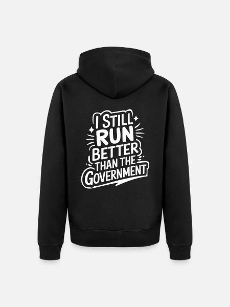 Amputation Disability - Unisex Premium Organic Zip Hoodie - black
