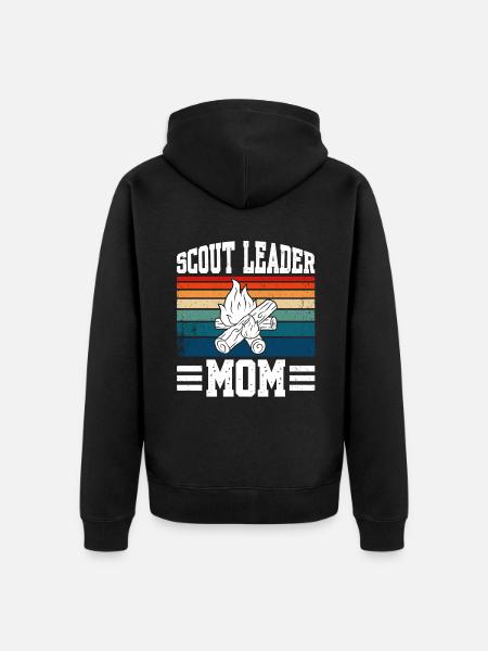 Chef scout Maman Chef scout - Veste à capuche bio Premium Unisexe - noir