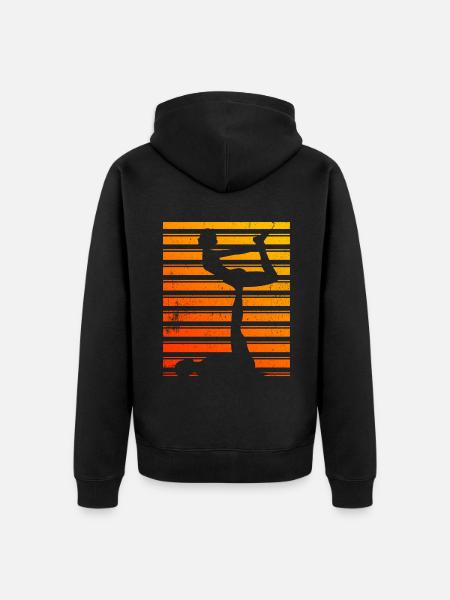 Acro Yoga Acroyoga - Unisex Premium Organic Zip Hoodie - black