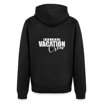 Vacances Vacances Équipage Vacances Loisirs - Veste à capuche bio Premium Unisexe - noir - Dos - Nico (187cm)