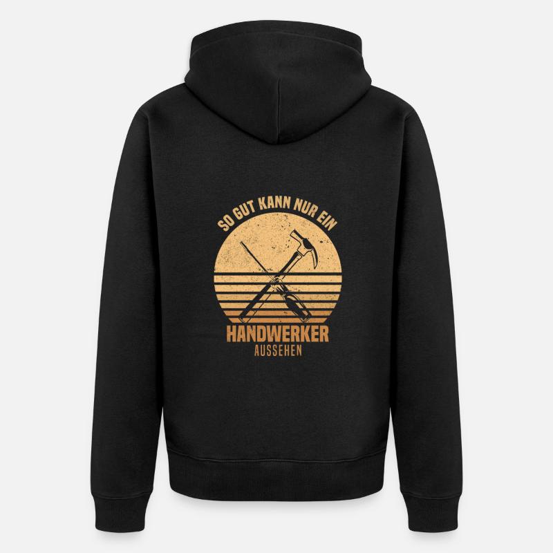 Artisan - Veste à capuche bio Premium Unisexe - noir