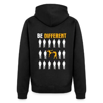 Kickboxing MMA Muay Thai Boxing Cadeau - Veste à capuche bio Premium Unisexe - noir - Dos - Nico (187cm)