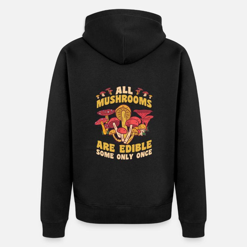 Champignonnier - Veste à capuche bio Premium Unisexe - noir