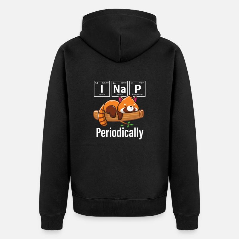 Petit panda - Veste à capuche bio Premium Unisexe - noir