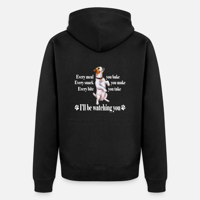 Jack Russell - Veste à capuche bio Premium Unisexe - noir