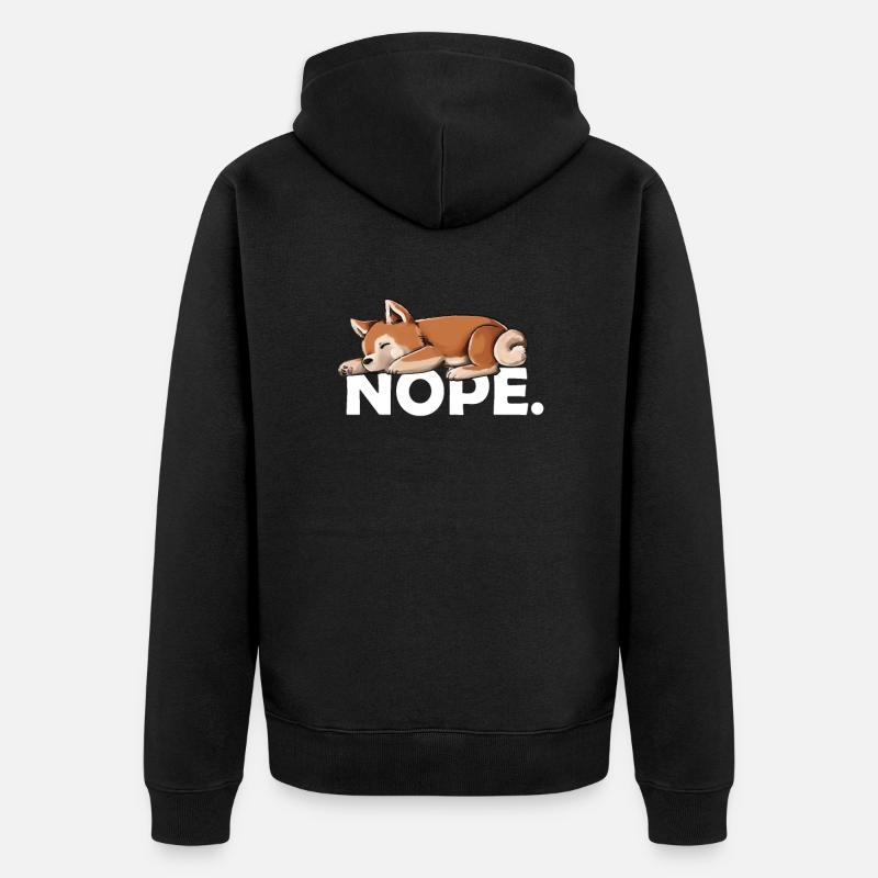 Shiba Inu - Veste à capuche bio Premium Unisexe - noir