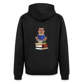 Capybara - Veste à capuche bio Premium Unisexe - noir - Dos - Nico (187cm)