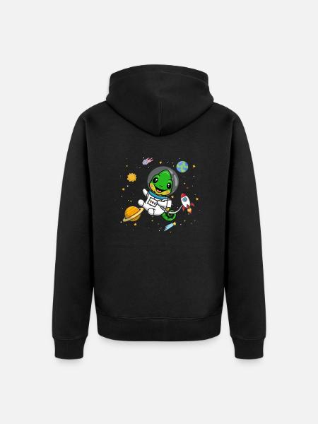 Chameleon - Unisex Premium Organic Zip Hoodie - black