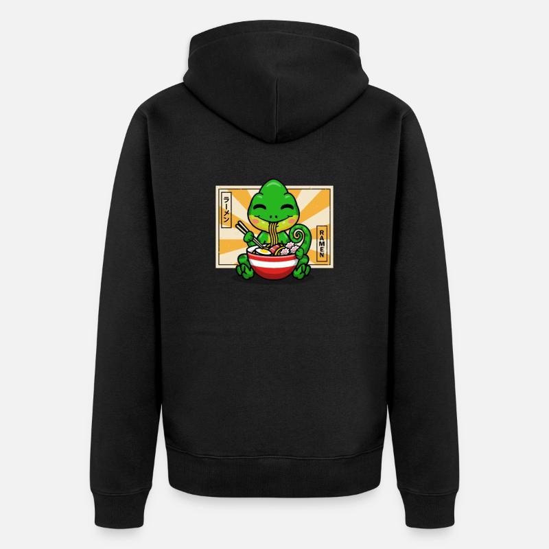 Caméléon - Veste à capuche bio Premium Unisexe - noir