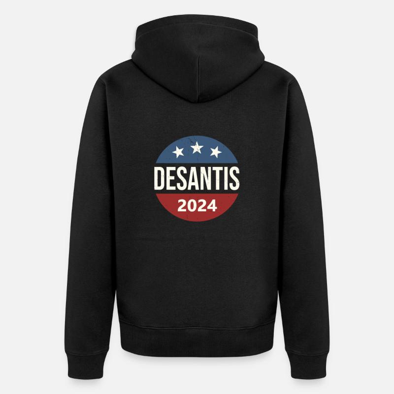 DeSantis 2024 - Veste à capuche bio Premium Unisexe - noir