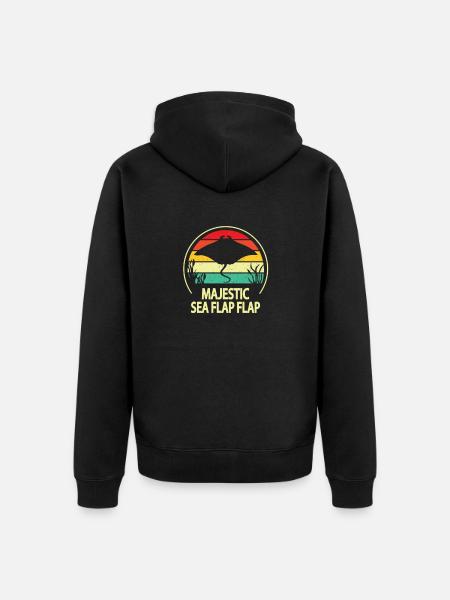 Mantarochen - Unisex Premium Bio Zip Hoodie - Schwarz