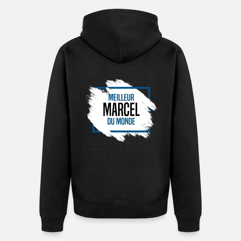 Marcel - Veste à capuche bio Premium Unisexe - noir