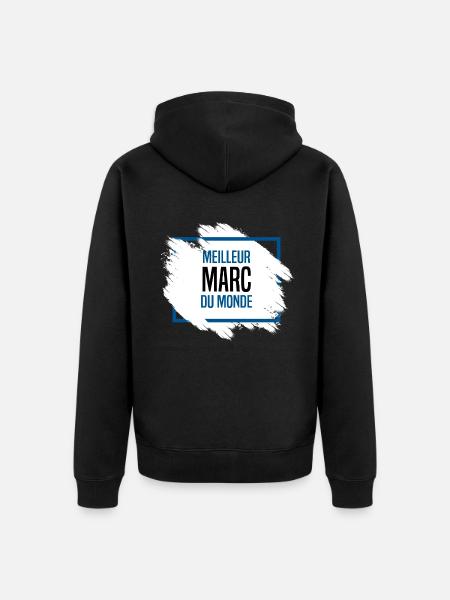 Marc - Veste à capuche bio Premium Unisexe - noir