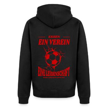 Nourriture Football Fan Cadeau - Veste à capuche bio Premium Unisexe - noir - Dos - Nico (187cm)