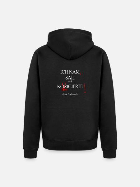 professor geschenk - Veste à capuche bio Premium Unisexe - noir