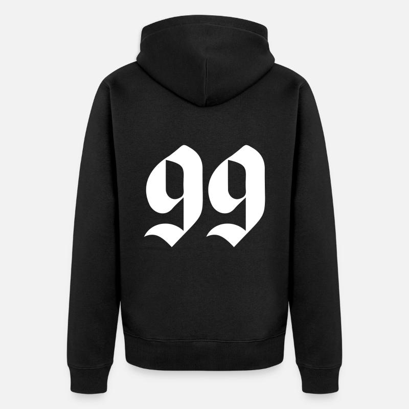Année 1999 - Veste à capuche bio Premium Unisexe - noir